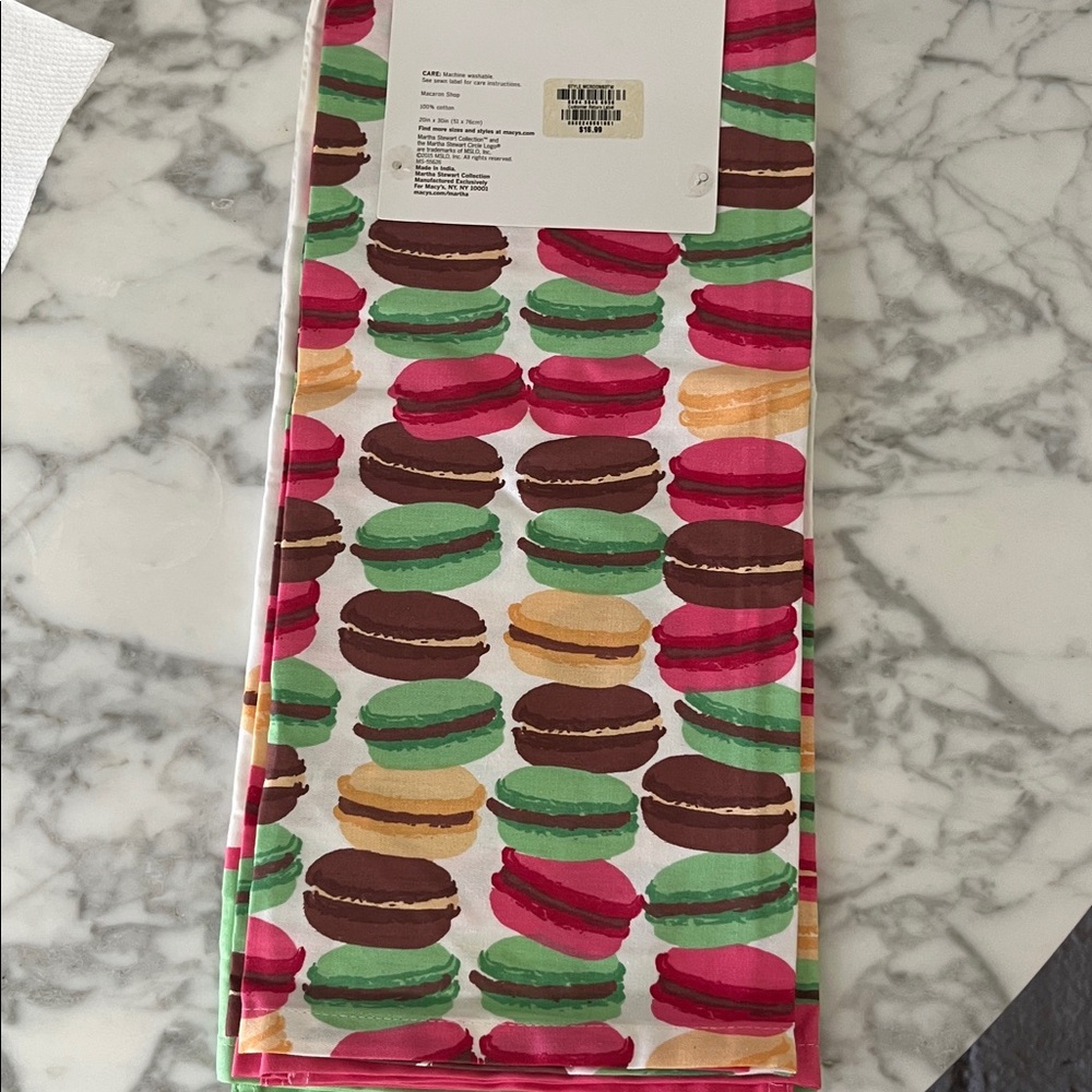 Martha Stewart macaron shop 100 % cotton towels - Picture 4 of 4